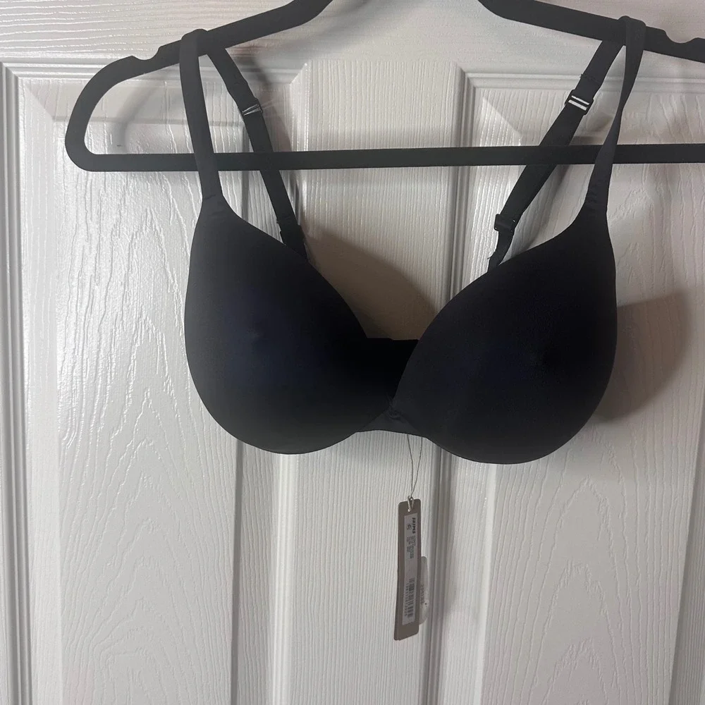 NEW Skims Ultimate Nipple Push Up Bra Onyx Black 32DD BA-PLG-9068 New‎ - Picture 2 of 6